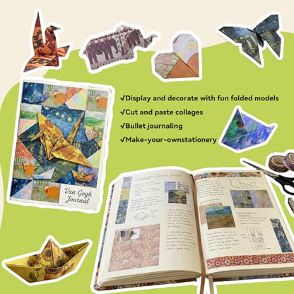 Monet Patterned Origami Paper (50 Count)