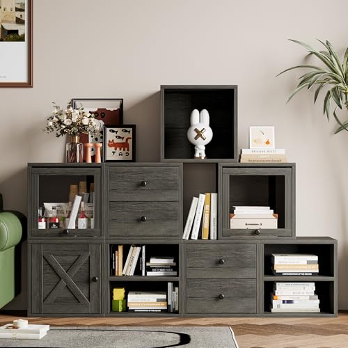 Magic DIY Cube Storage Organizer Stackable Cubes for Home Books Clothes Toy