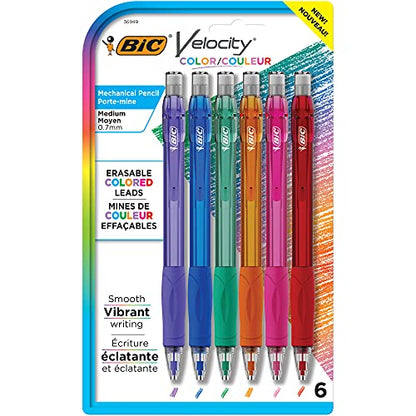 Velocity Colored Lead Mechanical Pencils (6 Count)