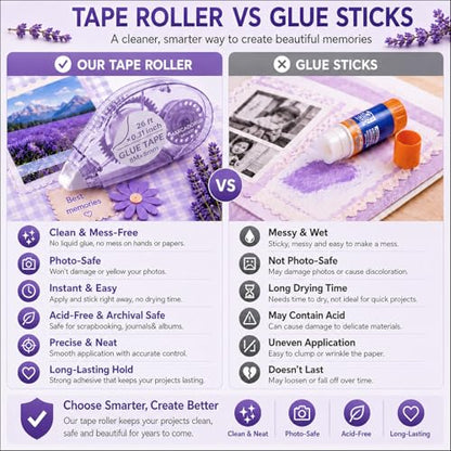 Glue Tape for Scrapbooking (4 Count)