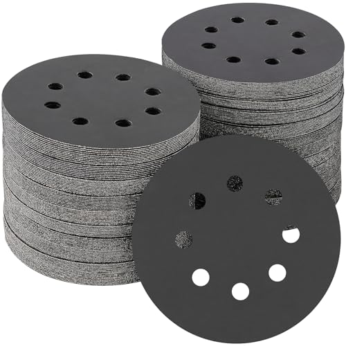 100PCS 5 Inch Sanding Discs 2000Grit Random Orbit Sander Sandpaper (100 Count)