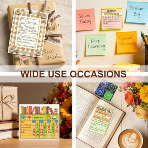 6Pcs Diary Journal Clear Stamps for Card Making