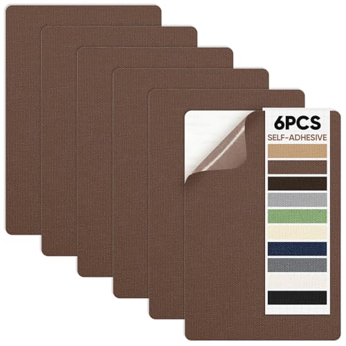Canvas Patch 5.5 x 8 Inches 6Pcs Self (6 Count)