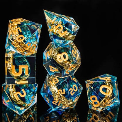 Magic Lord Rings DND Dice Set with Box