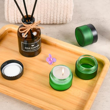 Glass Jars with Lids (24 Count)