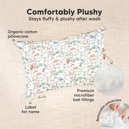 Mini Toddler Pillow with Pillowcase