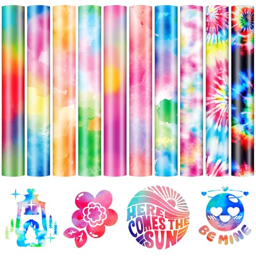 Tie Dye HTV Heat Transfer Vinyl (11 Count)