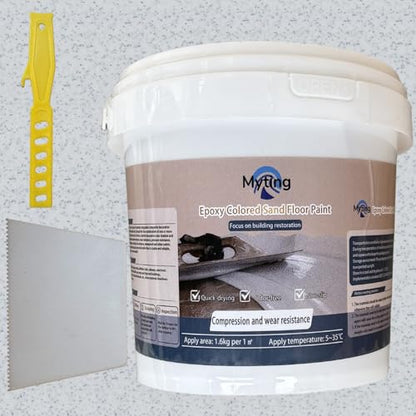 Epoxy Colored Sand Floor Paint (35 Fl Oz)