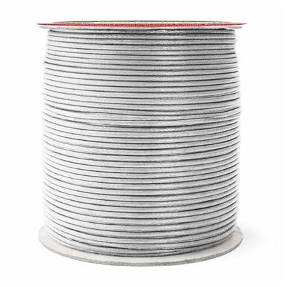 2mm Silver Waxed Cord