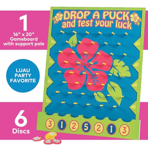 Plinko Board Game Large 16x20 Tabletop Prize Drop Disc Game (8 Count)