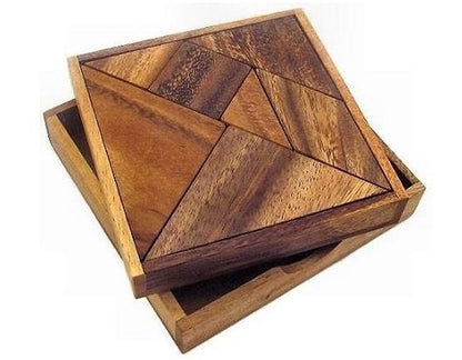 Tangram Wooden Puzzle Geometry Game