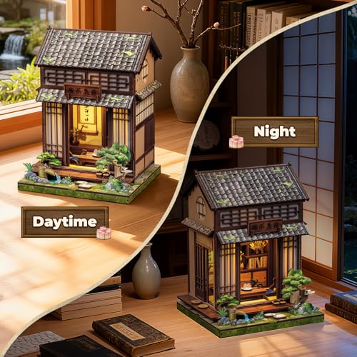 Japanese Book Nook Kit Miniature Tea House