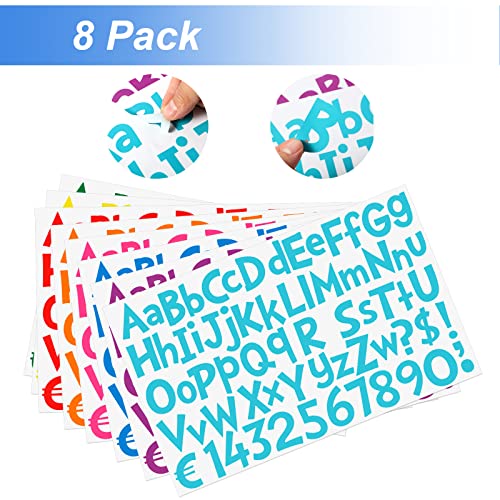 544 Pcs 2 Inch Large Alphabet Stickers