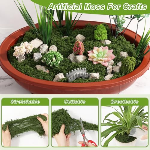 Green Fake Moss for Craft DIY