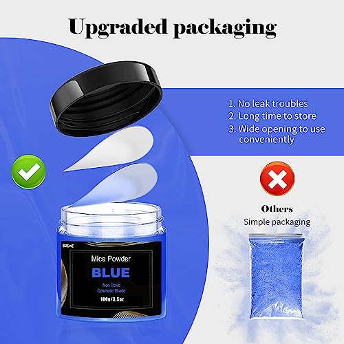 Blue Mica Powder Pigment