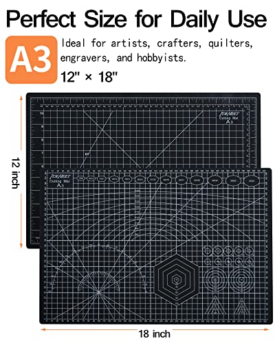 Density upgraded 18"x12" Self Healing Cutting Mat