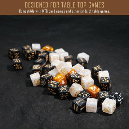 122PCS MTG Abilities Keyword Tokens Dice Counters Set for Magic The Gatering