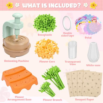DIY Fabric Flower Bouquet Craft Kit