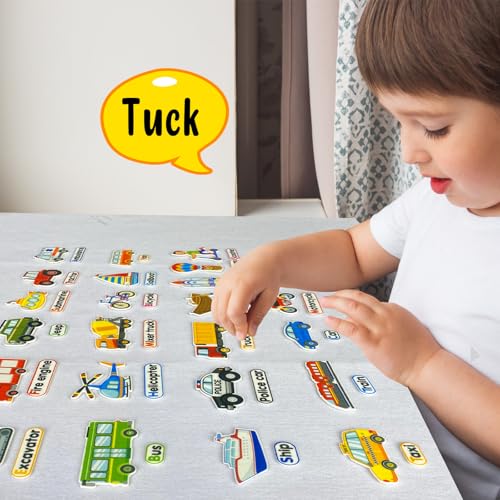 Felt Transportation Vehicles Learning Pieces (48 Count)