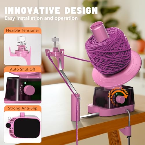 Yarn Winder Electric Yarn Ball Winder for Crocheting