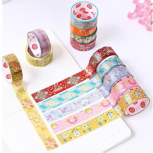 12 Rolls Vintage Washi Tape Set (12 Count)