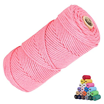 Macrame Cotton Cord 3mm x 109Yards (327 Foot)