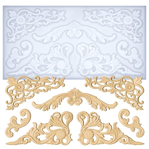 Art Molds Rococo Embellishment for Polyclay Air Dry Clay Plaster