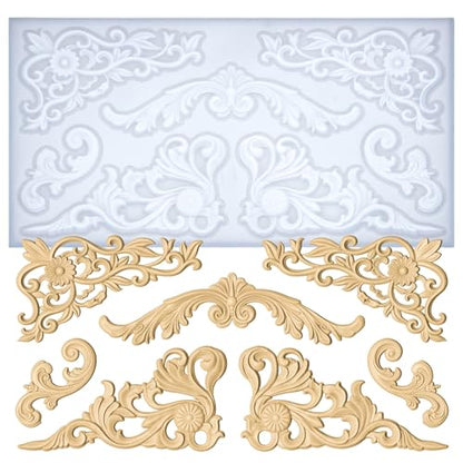 Art Molds Rococo Embellishment for Polyclay Air Dry Clay Plaster