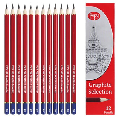 Graphite Professional Drawing Pencils (12 Count)