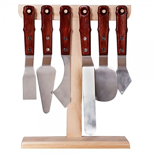 Stainless Steel Palette Knife Painting Tools (6 Count)
