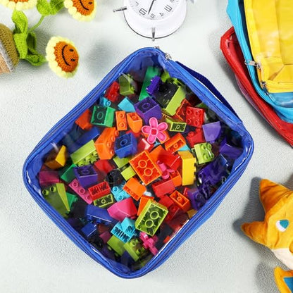 8 Packs Toy Storage Bags with Zipper (8 Count)