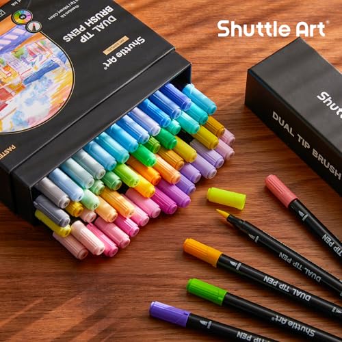 Pastel Brush Pens (56 Count)