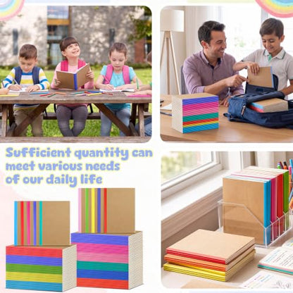 100 Pack A5 Composition Notebooks Bulk 5"x8" Notebooks