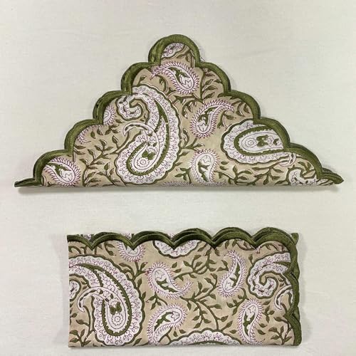 Hand Block Print Cloth Napkins (4 Count)