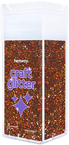 Craft Glitter Shaker Bronze Brown Holographic 130g Extra Chunky (3.8 Ounce)