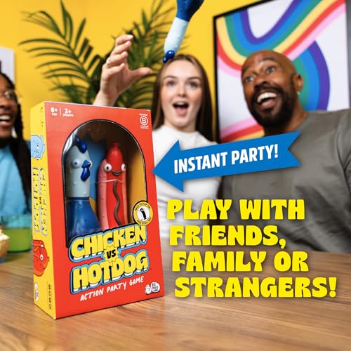 Chicken vs Hotdog Action Party Game for Kids and Adults