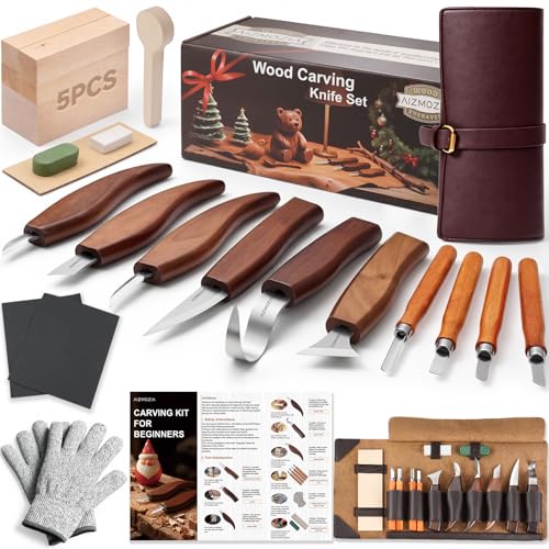 Wood Carving Kit for Beginners (30 Count)