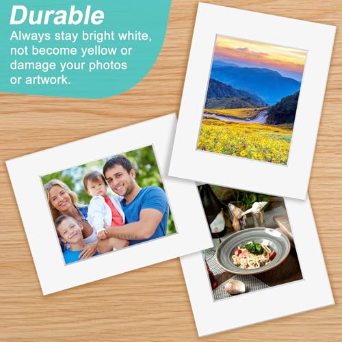 8 Pack Picture Mats for Frames