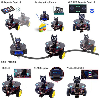 Smart Car Kit Compatible with Arduino IDE