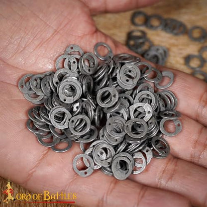 200G 1Kg Chainmail Loose Rings for Armor Crafting Perfect for DIY Chainmail Projects & Armor Repairs