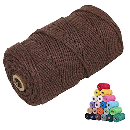 Natural Macrame Cord 3mm x 109yards Colored Macrame Cord 2mm