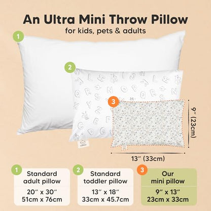 Mini Toddler Pillow with Pillowcase