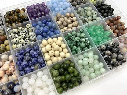 1260Pcs 6mm Natural Gemstone Beads