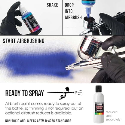 Opaque White Acrylic Airbrush Paint