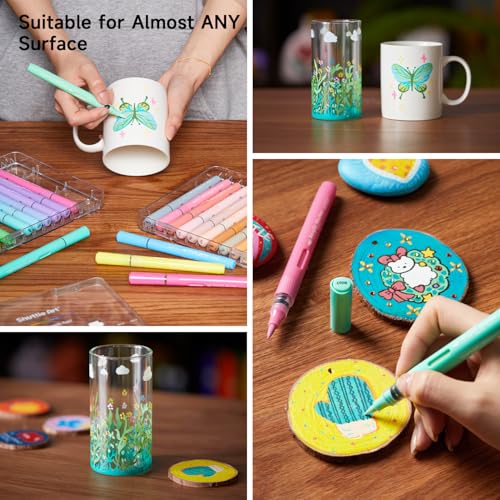 Automatic Ink Control Acrylic Paint Markers (24 Count)