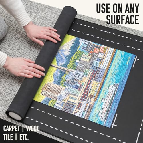 Puzzle Mat for Jigsaw Puzzle Fits 1500 1000 500 Piece Puzzles Roll (1500 Count)