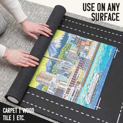 Puzzle Mat for Jigsaw Puzzle Fits 1500 1000 500 Piece Puzzles Roll (1500 Count)