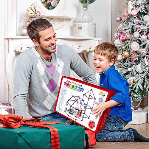Fort Building Kit for Kids (140 Count)