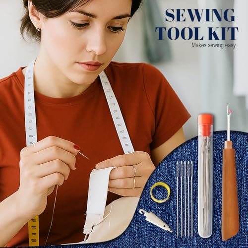Big Eye Steel Sewing Needles Kit (37 Count)