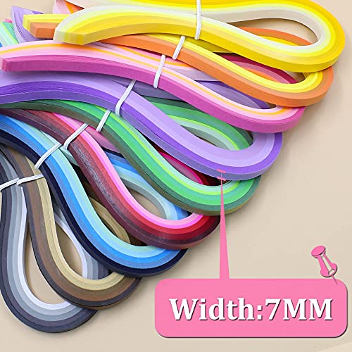 Multi Color Quilling Paper Strips Kits (900 Count)